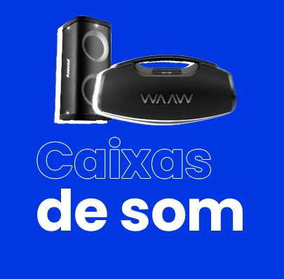 banner caixas de som