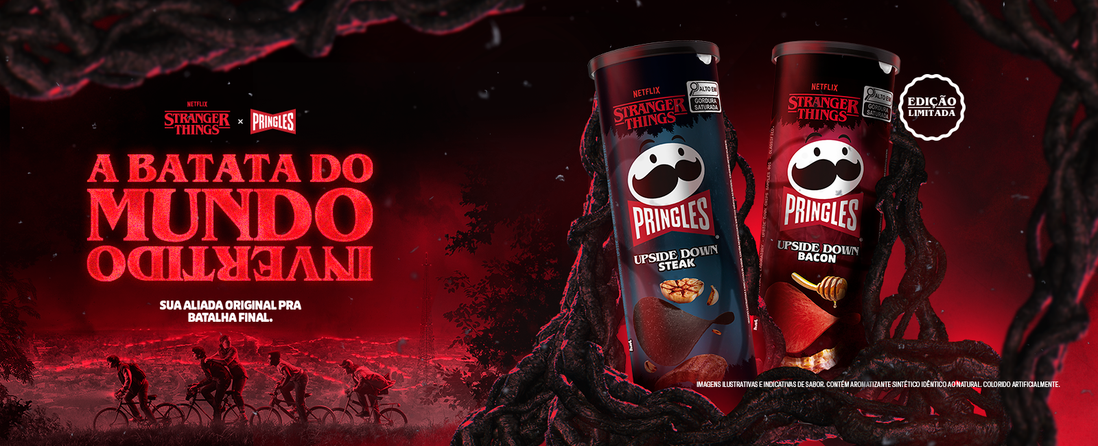 Promoção Pringles A Batata do Mundo Invertido
