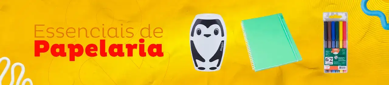 Essenciais de papelaria