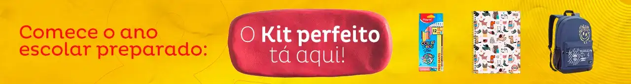 Kit perfeito volta as aulas