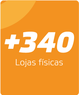 340 lojas físicas