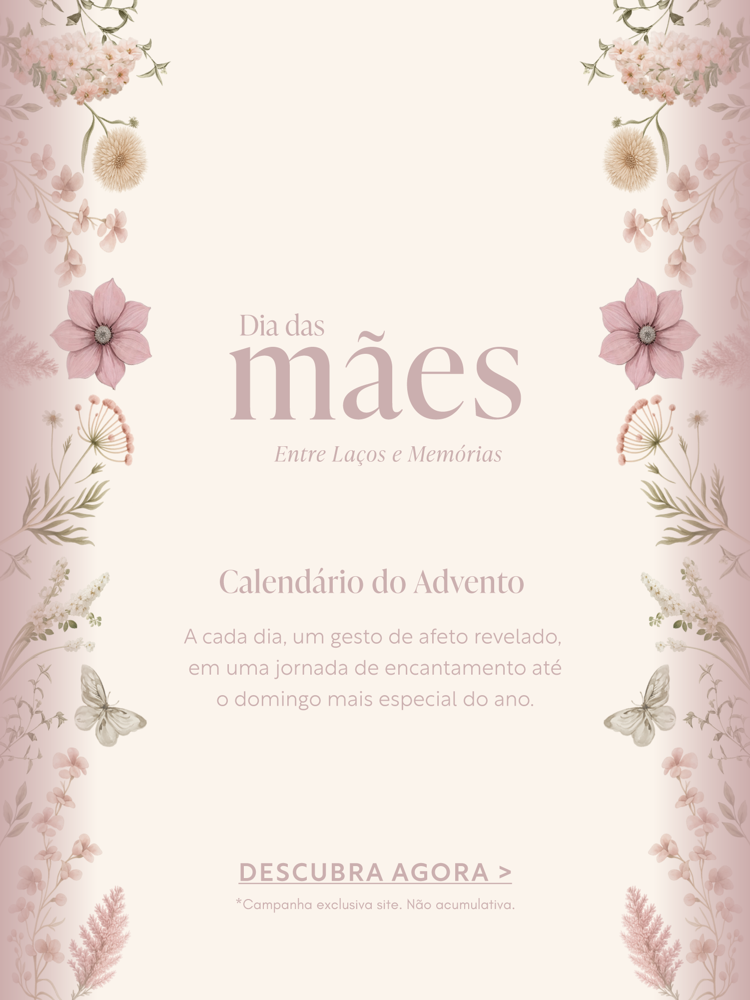 Calendário Dia das Mães