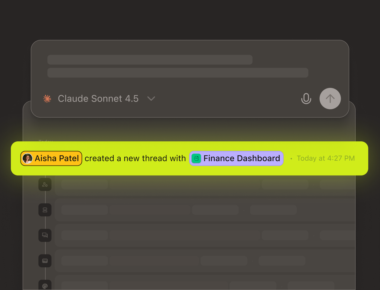 Governed chat assistants with an audit trail