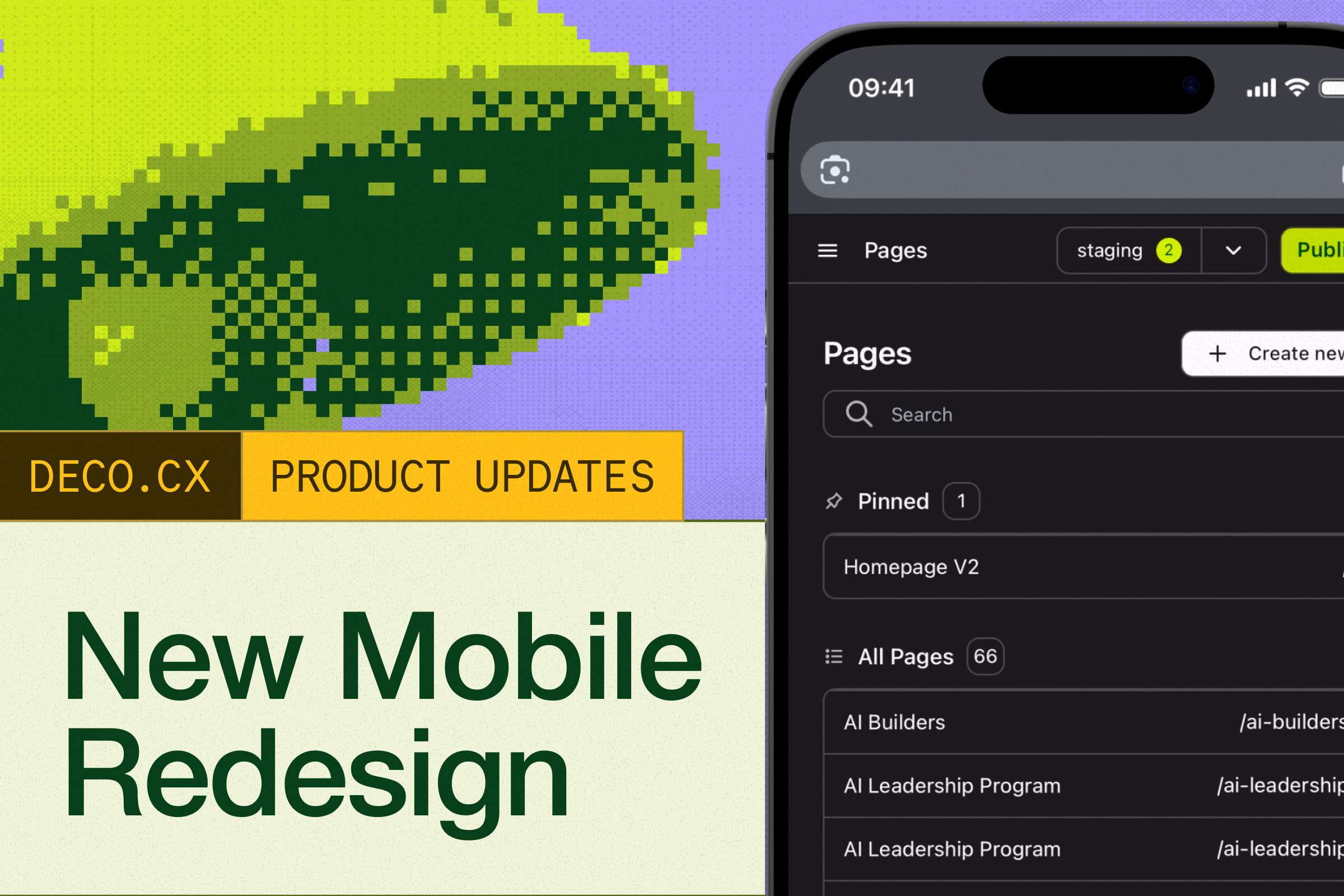 deco.cx Admin: Mobile Redesign