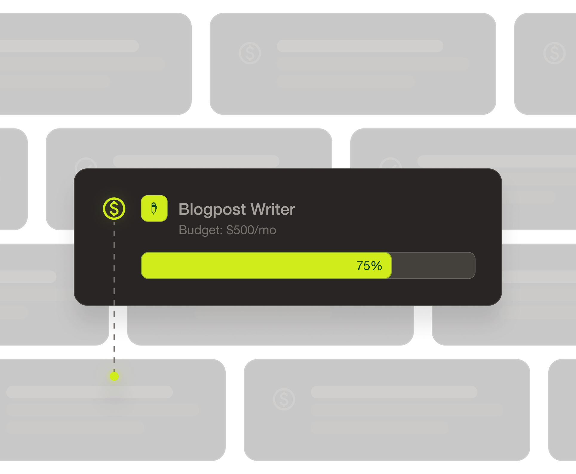 Budgets, caps, and spend by team, app or agent