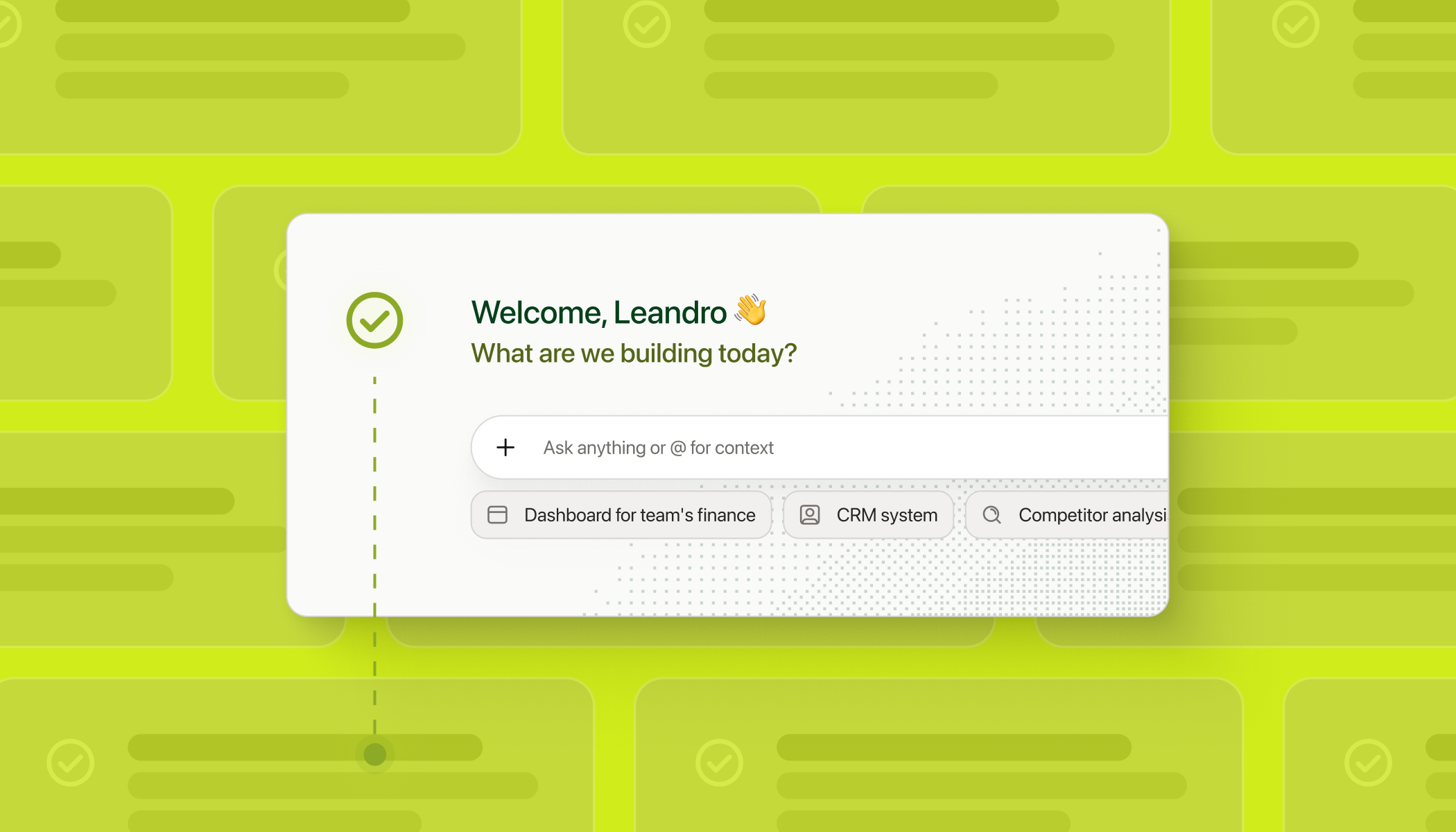 Requirement 2: A common builder framework