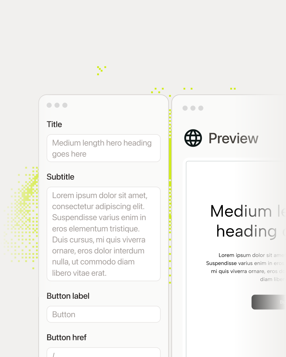CMS with Visual Editor