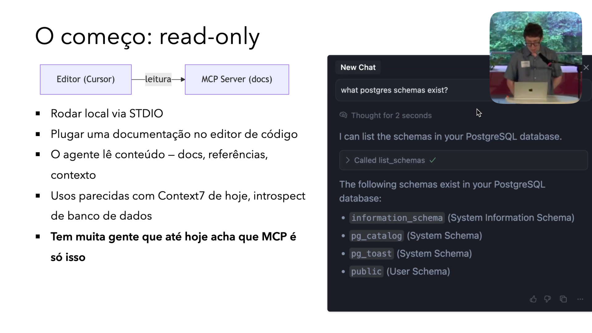 Camudo presenting at the MCP Breakfast Club