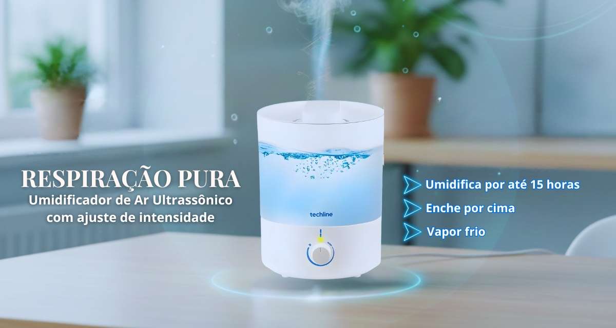 Umidificador de Ar Techline HM-2103 Bivolt 2,8 Litros