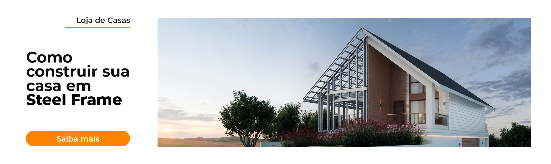 Casa em Light Steel Framing - Espaços Smart, tudo para a construção a seco