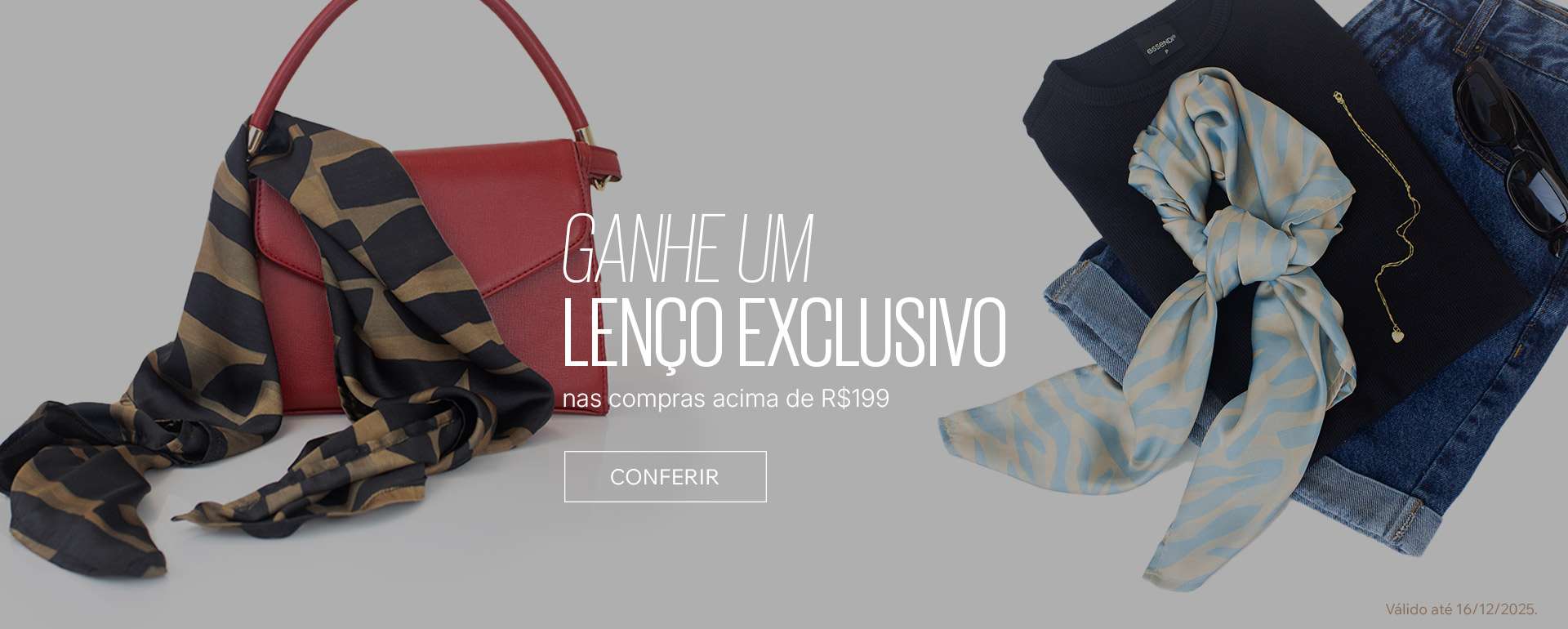 Compre e ganhe Lenço