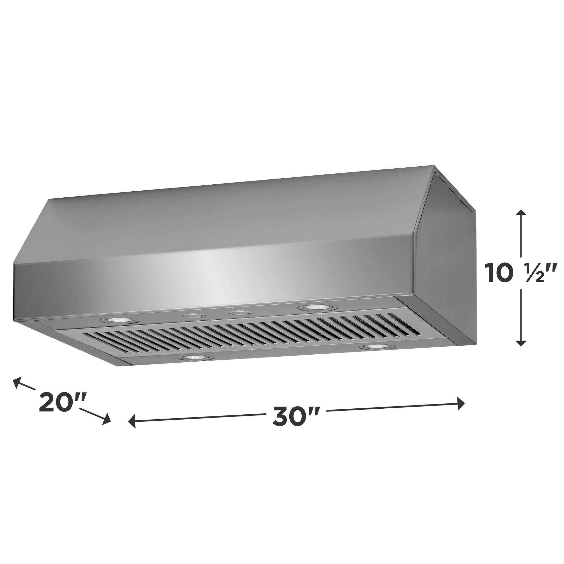 Campana Extractora de 30" para Montaje Bajo Gabinete