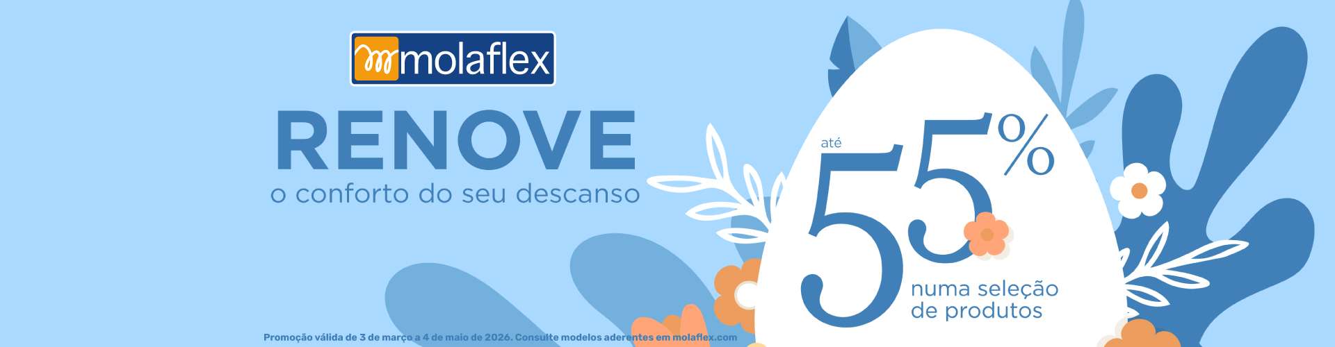 Campanha PÁSCOA MOLAFLEX HOMYCASA 2026