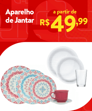 Aparelhos de jantar R$49,99