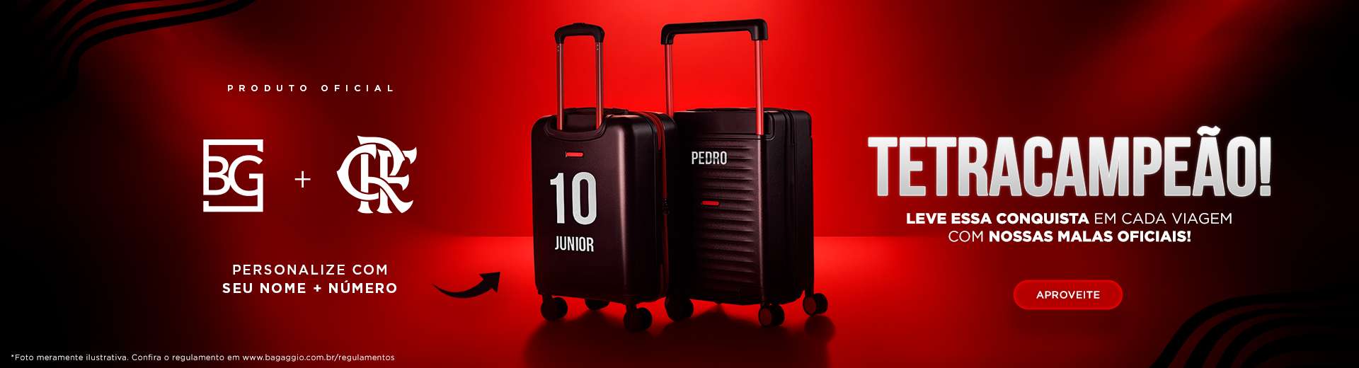 Mala Flamengo Personalizável