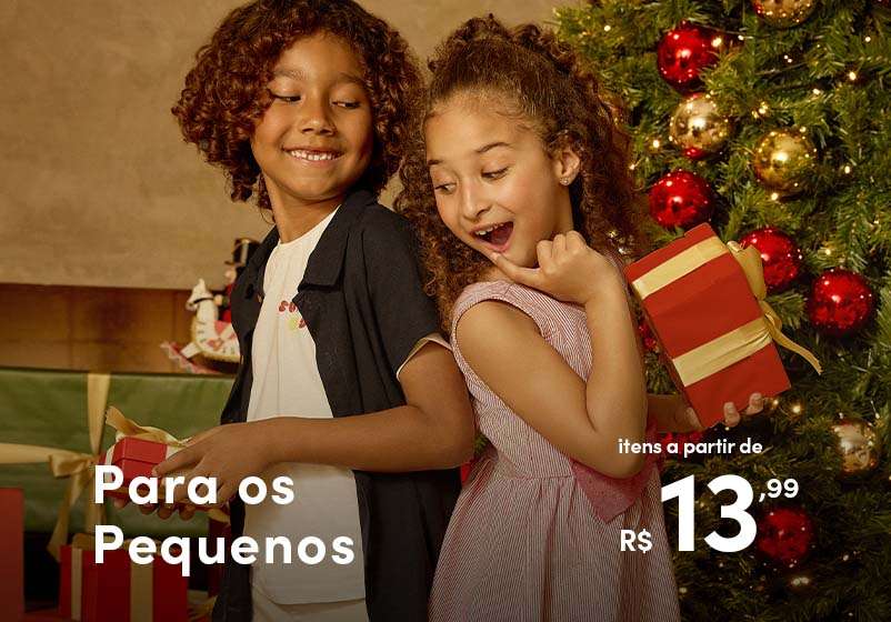 Para os Pequenos a partir de R$13,99