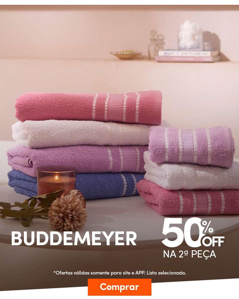 Buddemeyer com 50%off na 2ª peça