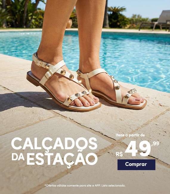 Calçados da estação itens a partir de R$49,99