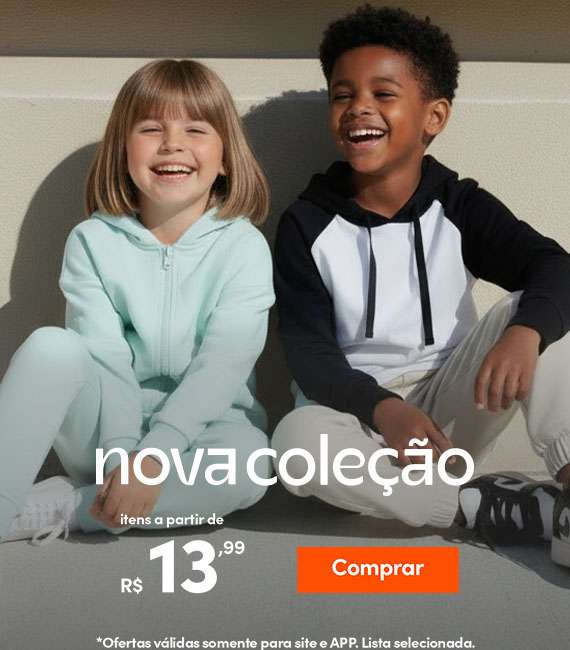 Preview Outono Inverno Infantil a partir de R$13,99