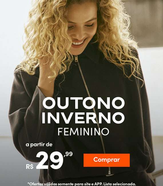 Inverno Feminino: Moletons e muito mais... a partir de R$29,99