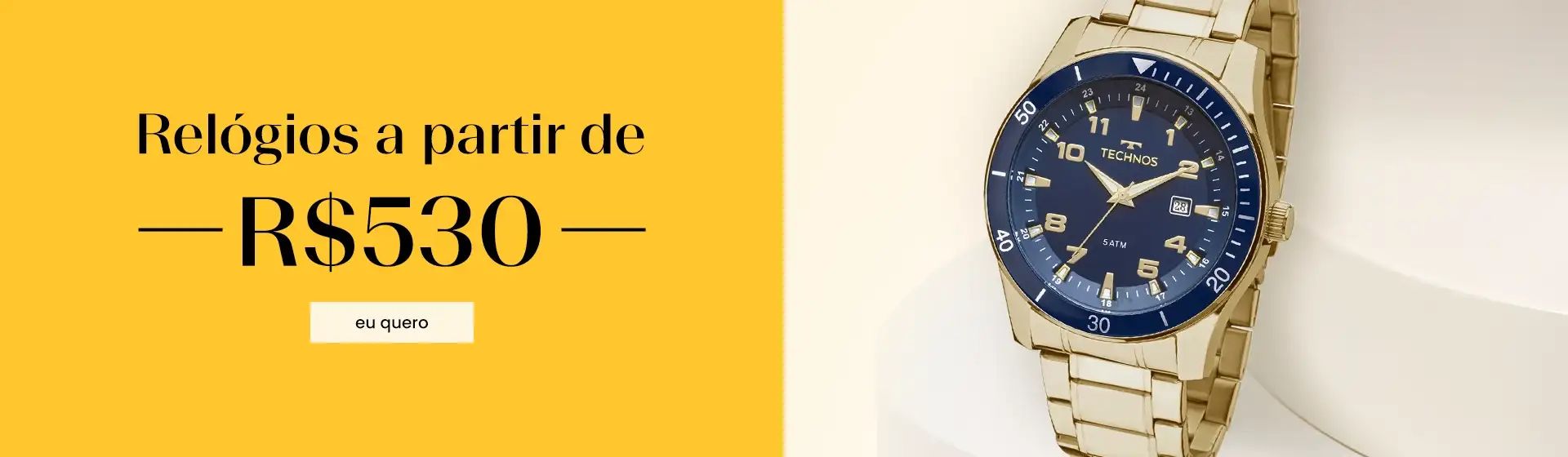 Relógios a partir de 530