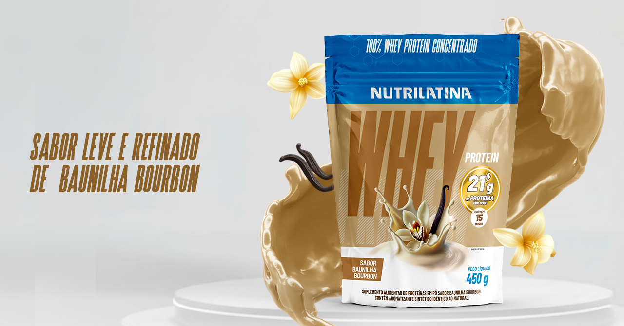 Whey Baunilha Nutrilatina