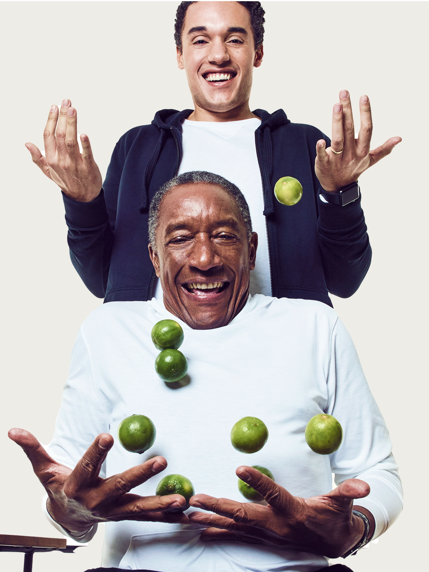 Imagem dos empreendedores: Geraldo e Arthur Rufino