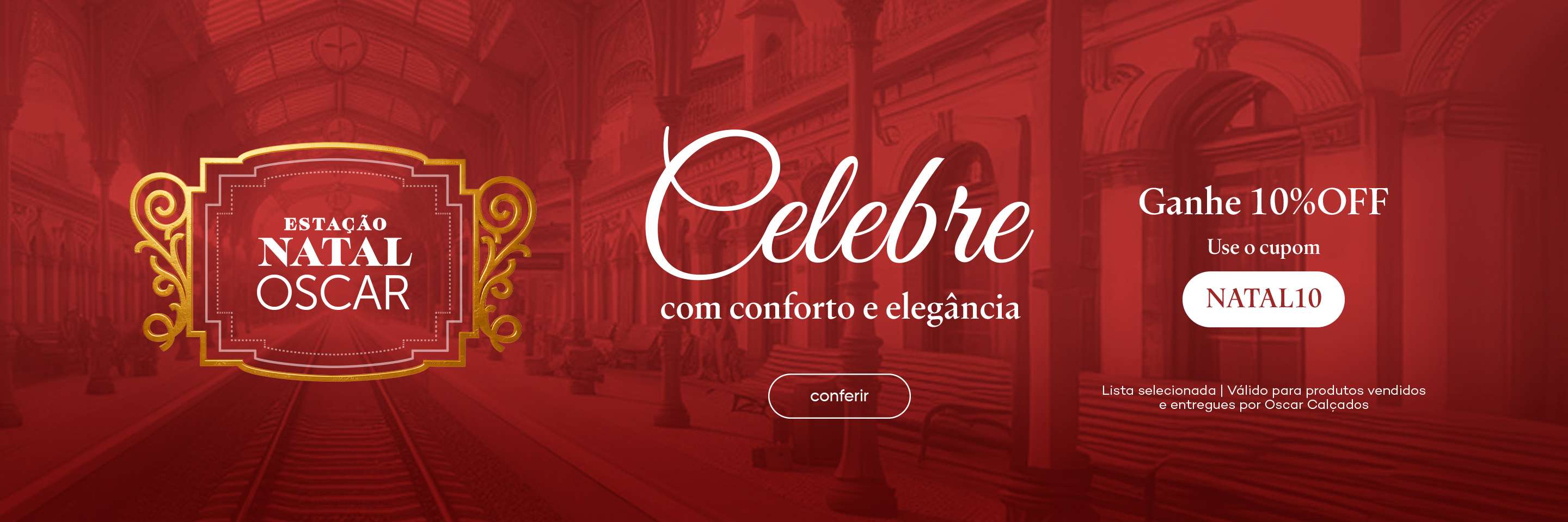 Banner de ofertas da Black Friday Oscar com destaque para até 70% de desconto, vantagens no PIX, parcelamento e pontos no Clube Oscar.