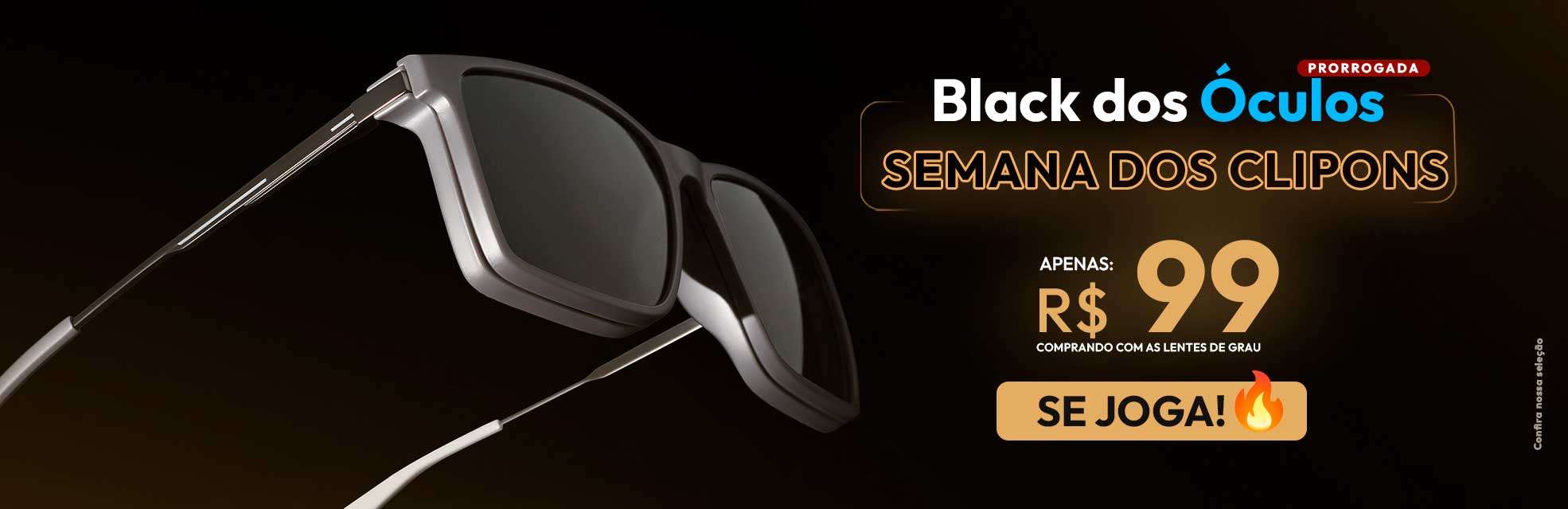óculos clipon