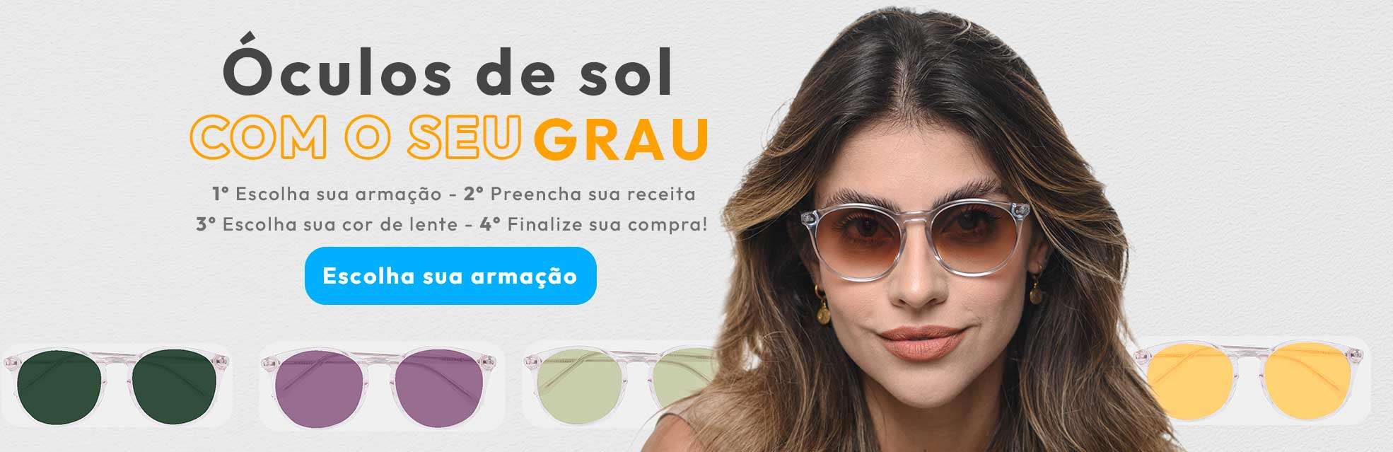 óculos de sol com grau