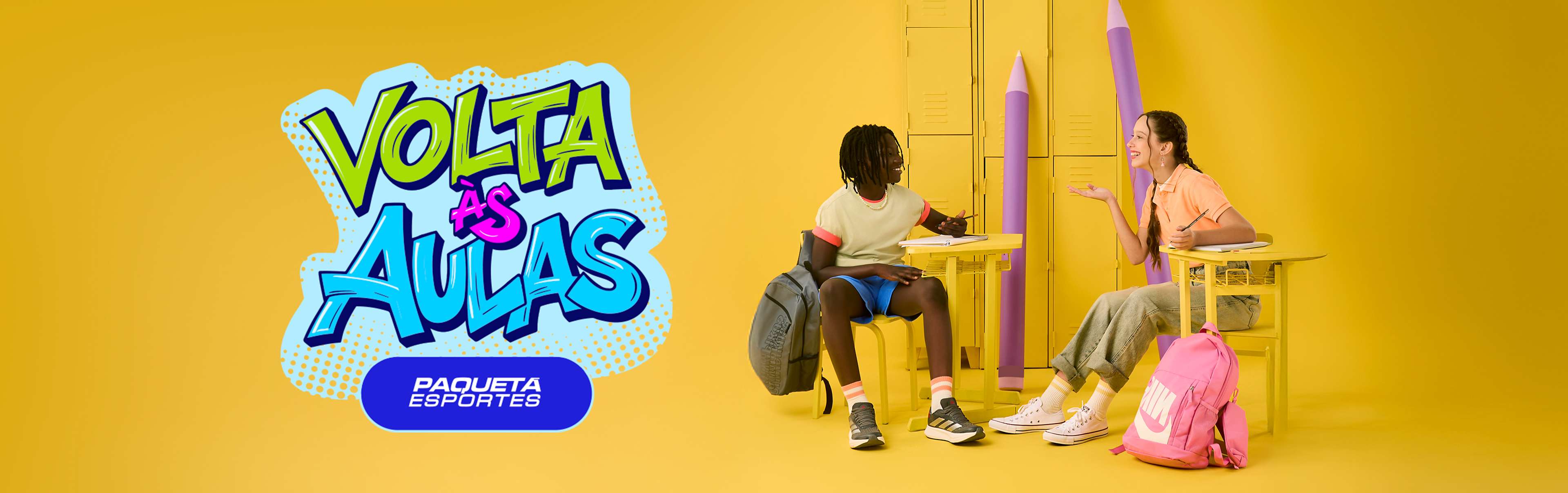 Banner de lançamentos esportivos com tênis Running Adidas Ultraboost 5 em destaque. Seleção de tênis esportivos da Adidas com foco em performance e conforto, disponível na Paquetá Esportes.