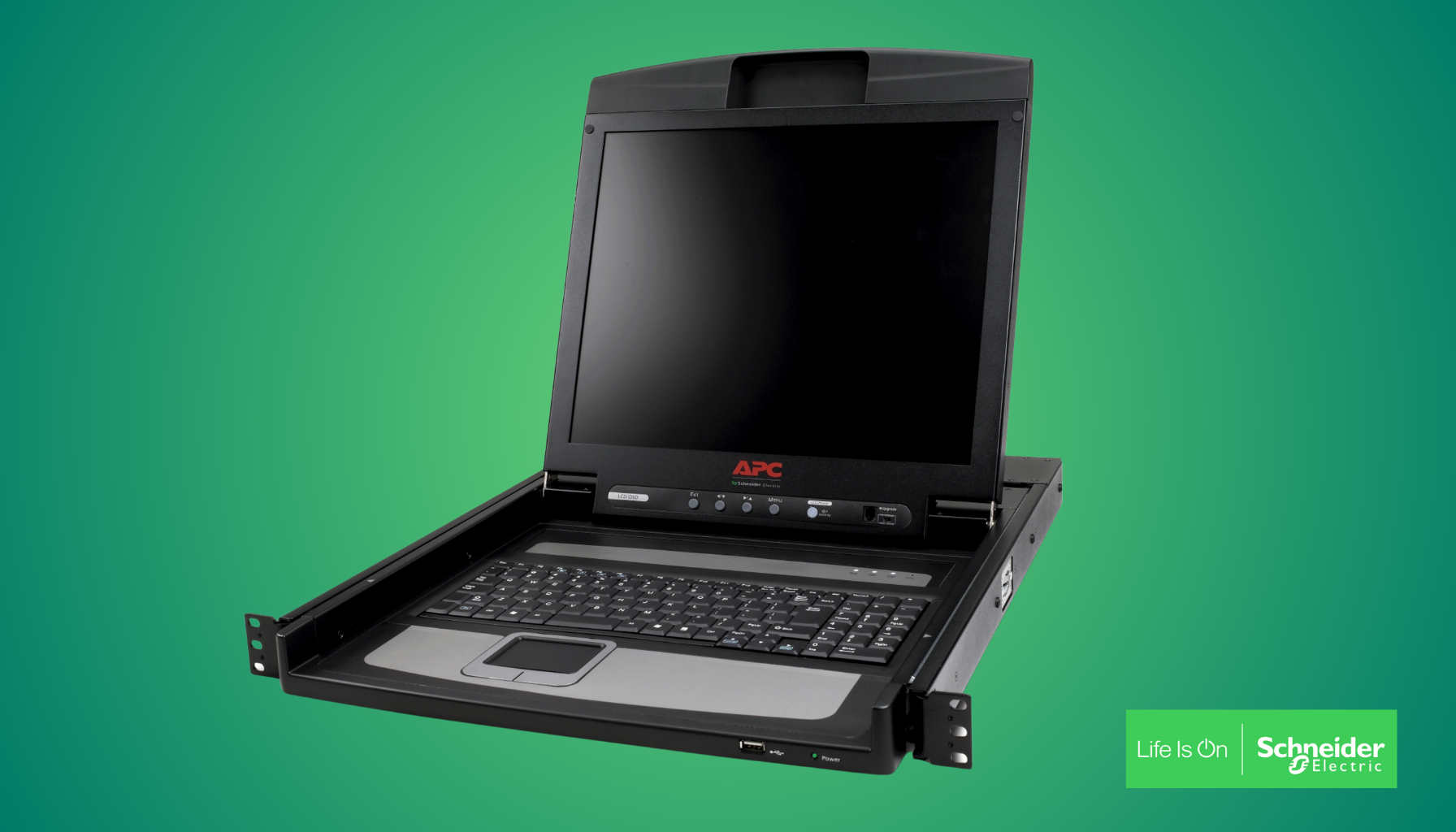 Console para KVM Tec Mouse Monitor 17in Rack 1U APC AP5717 | Scarcom