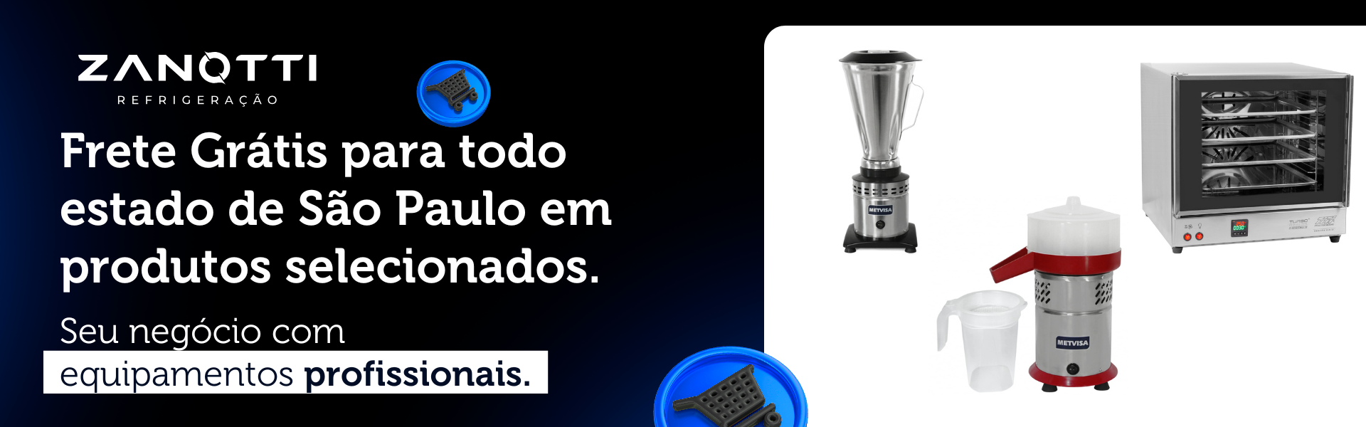 Seleção especial de produtos com frete grátis para todas as cidades do estado de São Paulo