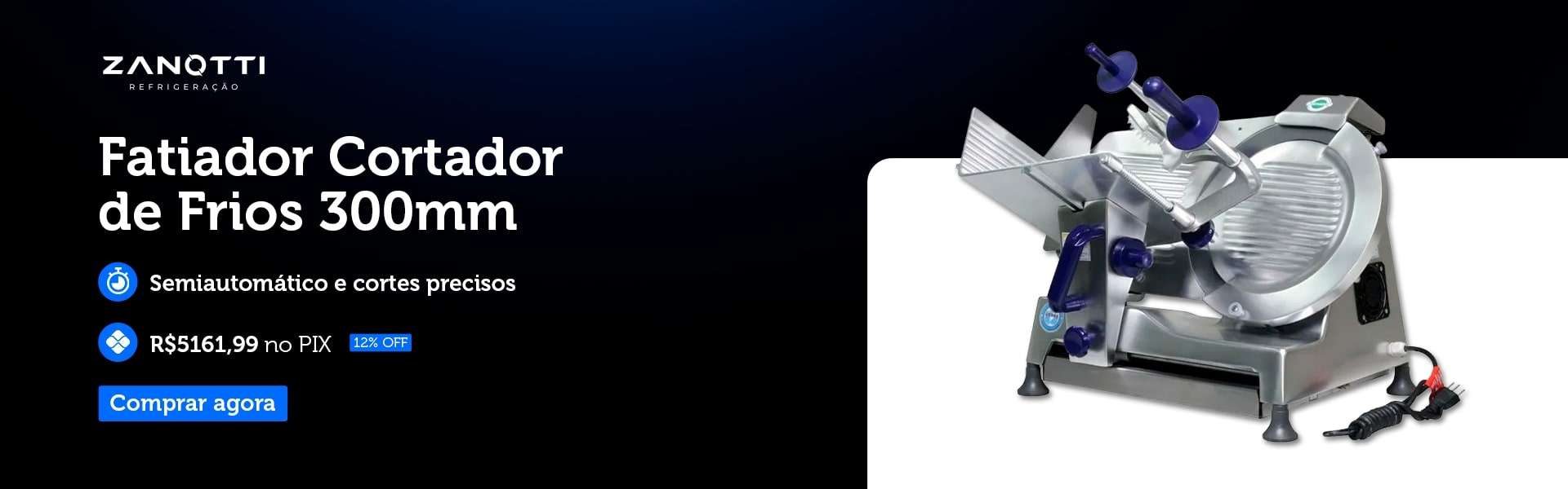 Cortador Fatiador de Frios 300mm GLP 300 Gural